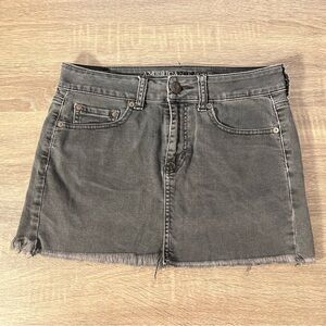 American Eagle Outfitters Gray Mini Skirt